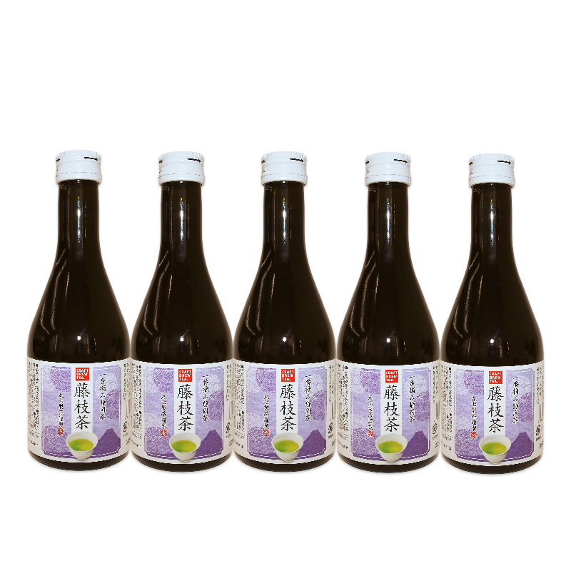 藤枝茶 300ml 5本 ワイングラス で 楽しむ お茶 茶 食事 日本茶 ななや 丸七製茶 CRAFT BREW TEA STUDIO 静岡県 藤枝市