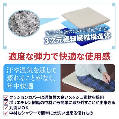 ふるさと納税 国東市 クロッツエア フラットクッション/ネイビー_1364R-3 |  | 02