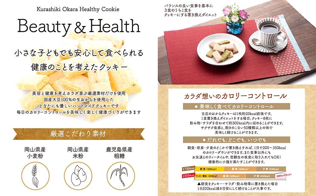 倉敷おからクッキー倉敷彩小箱8種セット