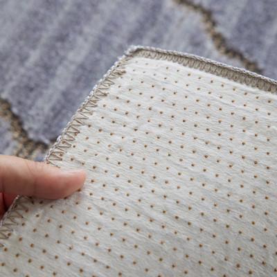 ふるさと納税 和泉市 【190×240cm】住まいに彩りを添える カーペット ラグ (コラベル) カラー:パープル |  | 02