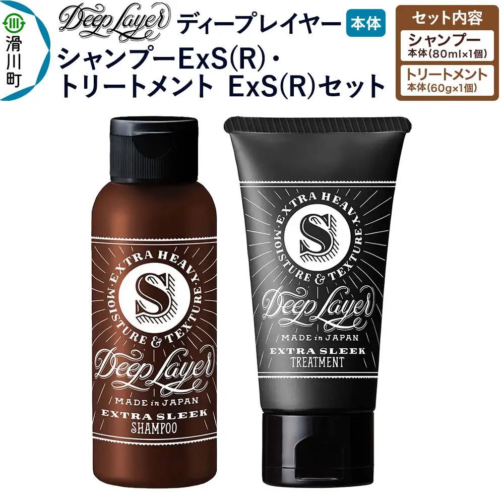 DeepLayer ディープレイヤー シャンプー ExS (R) 80mL×1個・トリートメント ExS (R) 60g×1個 セット