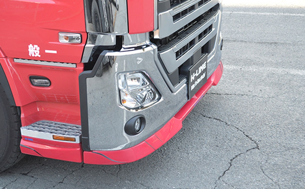 新型クオン&いすゞフロントスポイラータイプ3 3P大型低床トラクター用
