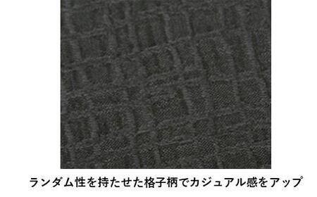 さり気ない高級感「変形格子柄ジャカードスリムパンツ」＜キャビア3L＞ARIKIパンツ P2(ピーツー)ファッション  ズボン 服 ゴム 美脚 広島県 福山市