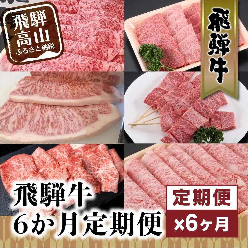 飛騨牛 定期便６か月 国産和牛 ステーキ 定期便 6回　FC103