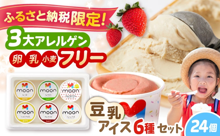 
            【ふるさと納税限定セット】豆乳アイス  24個セット 滋賀県長浜市/ムーンフードジャパン [AQBB017]
          