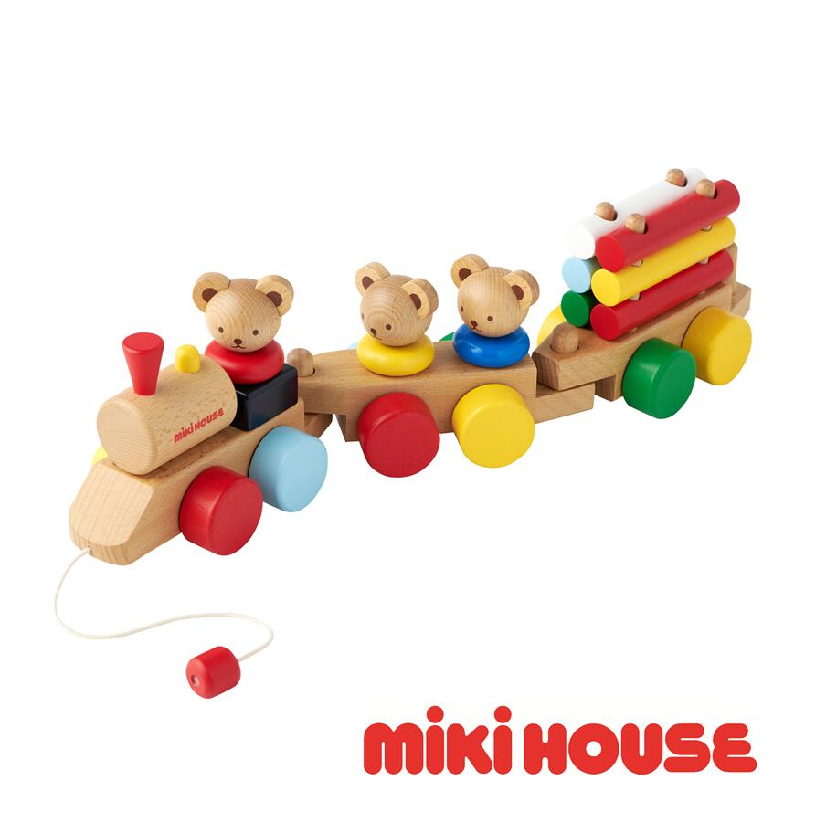 【ふるさと納税】O108 ミキハウス プルトーイ【mikihouse プルトイ おもちゃ 木製 木のおもちゃ ブランド 赤ちゃん 0歳 こども ベビー ベビー用品 出産 箱 大阪府 八尾】
