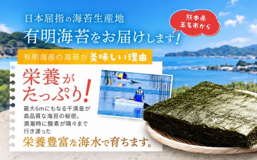 【選べる ごはんのお供セット】 森のくまさん 5kg ＋ 海苔 全型 20枚｜  米 こめ コメ 単一米 精米 海藻 海苔 のり 焼き海苔 有明海 熊本県 玉名市 くまもと たまな