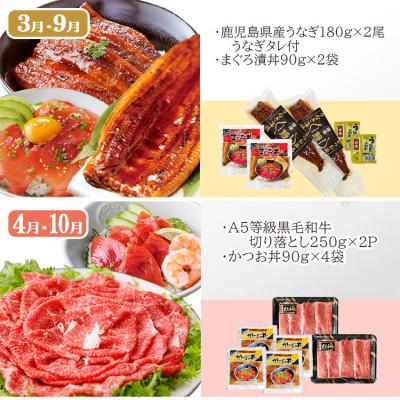 ふるさと納税 枕崎市 お肉とお魚　お楽しみ定期便　6回配送JJ10-0002 |  | 02
