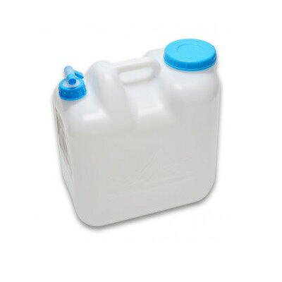 【ふるさと納税】20L ウォータータンク（コック付き） / ポリタンク ウォータータンク 給水タンク 給水器 水くみ ストック 持ち手付き 防災グッズ 防災用品 災害対策 地震 震災 レジャー アウトドアグッズ BBQ バーベキュー キャンプ スポーツ 熱中症 水分補給 非常用 避難