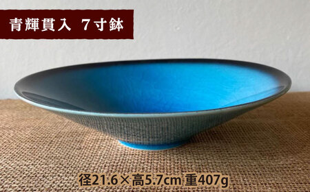 先行予約 【令和6年産新米】 玄米 コシヒカリ 特別栽培米 （2kg）+ 【美濃焼】 青輝貫入 7寸鉢 【山松加藤松治郎商店】[TEU050]