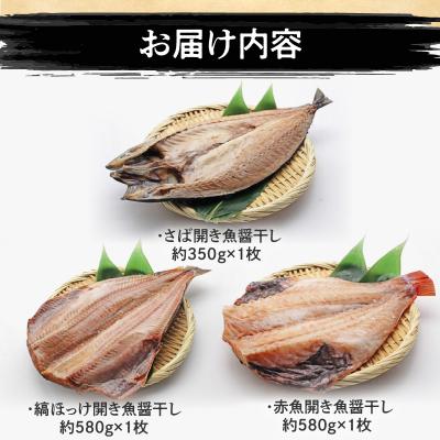 ふるさと納税 小牧市  「ジョイフーズ」魚醤干し3種セット　干物[052S04] |  | 02
