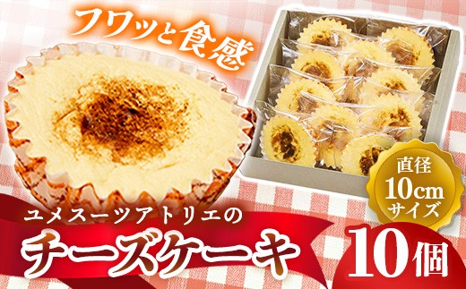 
                  アトリエチーズ10個入り【チーズケーキ ケーキ クリームチーズ 美味しい おやつ お菓子 スイーツ ギフト 贈り物 おもてなし ご自宅用 島根県 安来市】【16-YA-07】
                