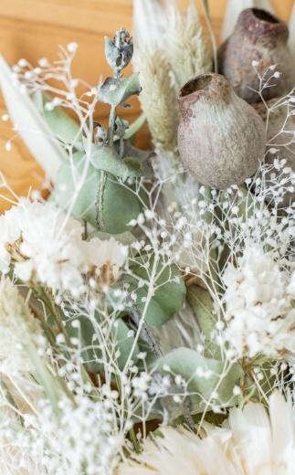 ドライフラワーブーケ グリーン