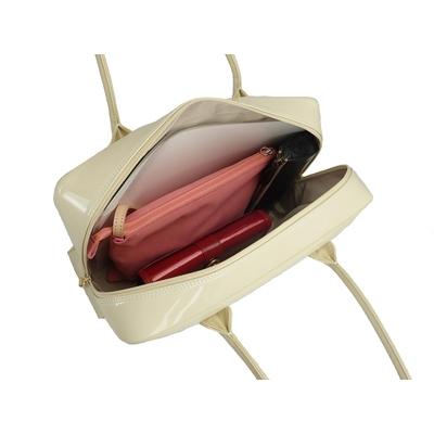 ふるさと納税 御代田町 濱野皮革工藝セレブボストンバッグ(クリーム×ゴールド金具) |  | 02