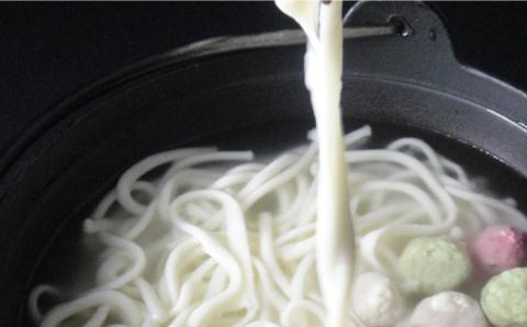 【年末限定】手延べ半生うどん 9食 300g×3袋 / 南島原市 / 川上製麺 [SCM048]