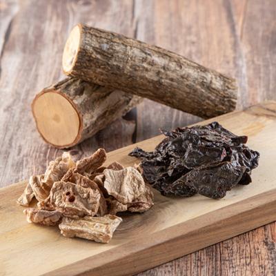 ふるさと納税 山北町 【犬用】無添加鹿肉ジャーキー4個セット(レバー2個・ラング2個) |  | 01