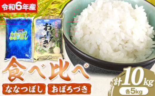 [2.8-49]　令和6年度米　当別産米食べ比べ10kg「ななつぼし・おぼろづき」 st-p