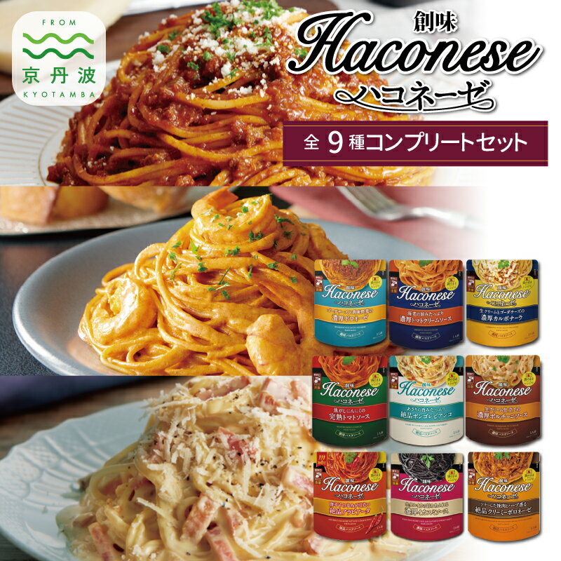 【ふるさと納税】創味 ハコネーゼ 9種 詰め合わせ 9個入り 【 パスタソース 食べ比べ スパゲッティ パスタ ソース レトルト 小分け 簡単調理 】 新生活応援
