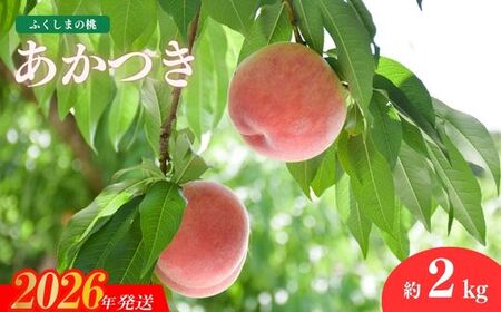No.2211 もも「あかつき」約2kg【2026年発送】