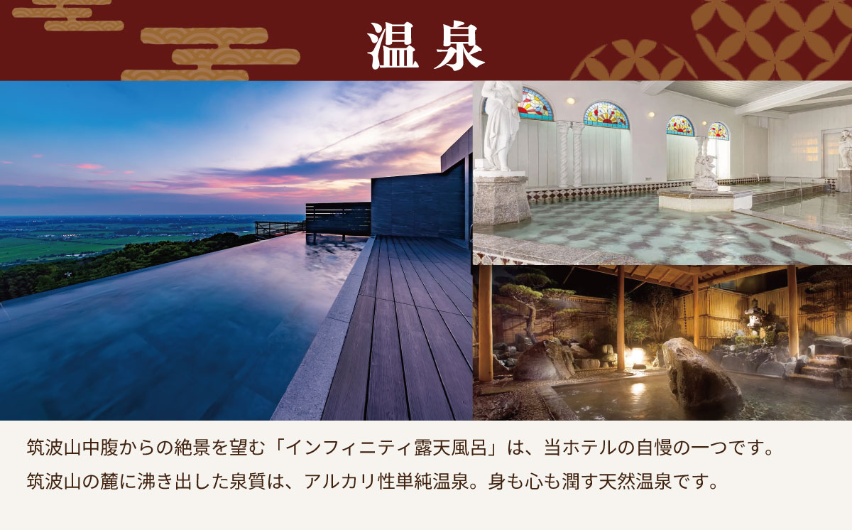 亀の井ホテル 筑波山 ホテル利用券 9,000円 | 宿泊 宿泊券 旅行 旅行券 チケット 宿 ホテル 旅館 温泉 天然温泉 露天風呂 子ども 子供 家族 ファミリー ペット 茨城県 つくば市