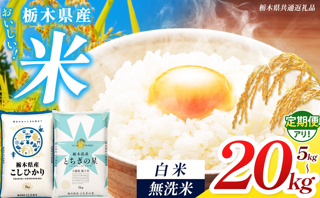 
                  【栃木県共通返礼品】【先行予約】【令和8年度産】 訳あり 栃木県産 コシヒカリ とちぎの星 選べる 内容量 定期便 2kg ~ 20kg | 定期便 選べる ふるさと 納税 コシヒカリ とちぎの星 お米 精米 白米 大粒 小粒 okome kome ご飯 無洗米 栃木県 那珂川町 送料無料
                