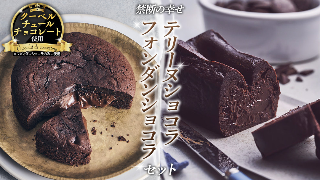 
【 禁断の幸せ 】 フォンダンショコラ & テリーヌショコラ セット チョコ チョコレート 生チョコ ショコラ ケーキ デザート スイーツ テリーヌ 贈り物 贈答 ギフト バレンタイン ホワイトデー [CS008ci]
