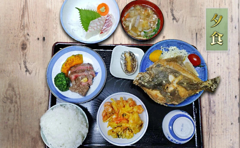 ペア宿泊券 1泊2食付き 2名様分  岡田民宿 広島県三原市旅館 チケット 観光 旅行103002