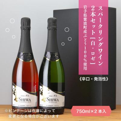 ふるさと納税 紫波町 紫波スパークリングワイン2本セット(白・ロゼ)