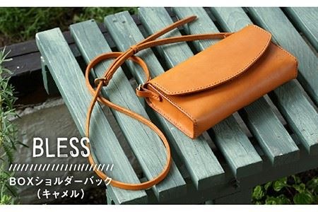 【先行受付中】【経年変化を楽しむ本革製品】BOX ショルダー バック 本革 【2027年4月以降順次発送】《糸島》【BLESS】 [AAA022]