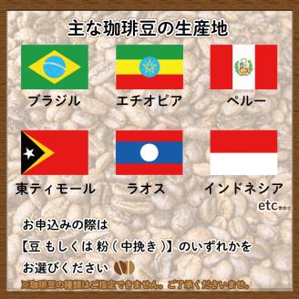【豆】100g×2種類 おまかせ 自家焙煎コーヒー 選べる 自家焙煎 珈琲 コーヒー 愛媛県 松山市