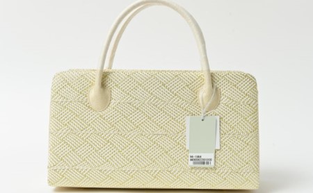 和装バッグ　シャンパンゴールド　組織　あおりバッグ　利休バッグ　着物に 伝統技術 ファッション カバン バッグ 紋付 篠原縫製