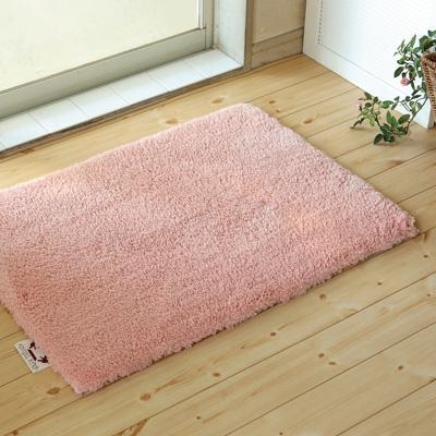 ふるさと納税 九度山町 エンジェルステップバスマット　縦50×横70cm　サーモンピンク