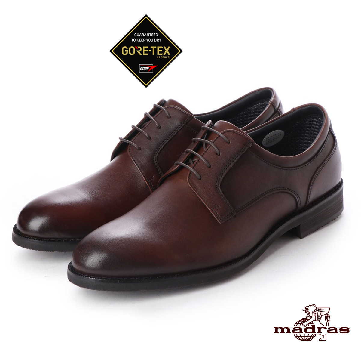 
madras Walk(マドラスウォーク)紳士靴 MW5906 ダークブラウン 25.5cm【1343241】

