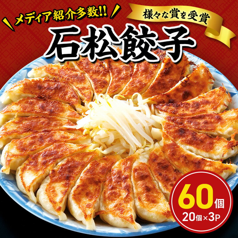【ふるさと納税】浜松餃子 元祖 石松 定番餃子 60個 餃子 国産 冷凍餃子 冷凍食品 惣菜 配送不可：離島　お届け：14日～1か月