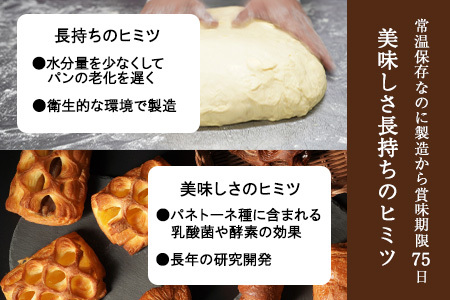 【長期保存パン】 パン 6種 30個 アソート JE