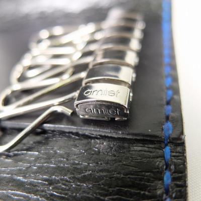 ふるさと納税 徳島市 阿波レザー　本藍染め キーケース【CZ006】 |  | 03