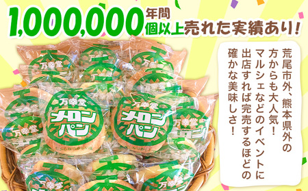 【6ヶ月定期便】パン メロンパン 冷凍 プレーン 12個 手土産 おすそ分け スイーツ パン ギフト 菓子パン 万幸堂 《お申し込み月の翌月から出荷開始》熊本県 荒尾市 送料無料 ベーカリー おやつ 