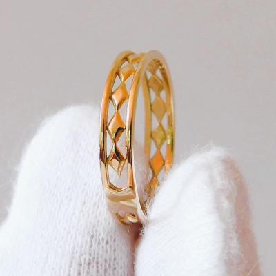 ふるさと納税 山梨県 K10YG Fidel リング(サイズ3.5号) |  | 02