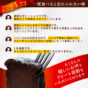 ガトーショコラ 定期便 3回 ケーキ ケーキ