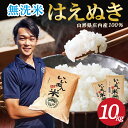 山形県庄内産 無洗米 はえぬき 10kg(5kg×2袋) 一等米 