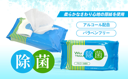 除菌ウェットティッシュ 計500回分（20枚入×25個） ウェットティッシュ 日用品 日用品