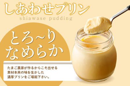 【受注生産】たまご農家のしあわせプリン（４個セット） デイリーファーム たまご 幸せ プリン 瓶入り デザート スイーツ おやつ 卵 鶏卵 ココテラス なめらかプリン 洋菓子 米卵 常滑牛乳 お菓子 