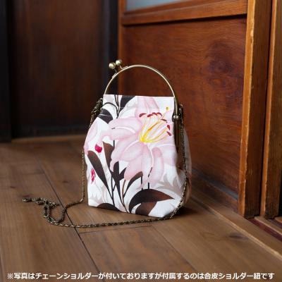 ふるさと納税 京都市 【亥之吉】ベンリーがま口「ゆりあざみ」2wayがま口バッグ |  | 01