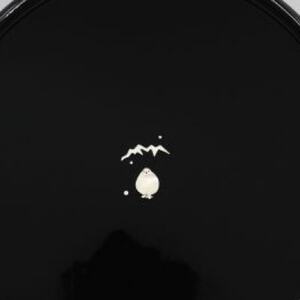 【高岡漆器】丸盆　立山雷鳥　フユ_装飾品・工芸品     雑貨・日用品  キッチン用品 _【1568167】