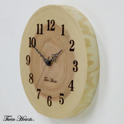 ふるさと納税 豊川市 木製 電波時計 杉(すぎ)年輪 [28cmサイズ] |  | 01