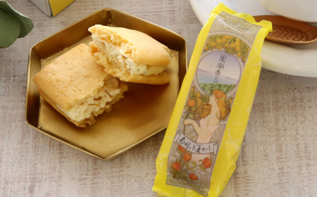 南風小夏サンド 12個入 / 高知 お菓子 おやつ 小夏 サブレ 手土産 贈答 【株式会社 浜幸】[ATDY002]