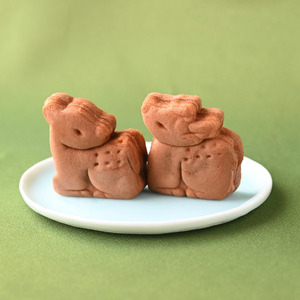 かのこ りぼん箱 【6個入り】 饅頭 まんじゅう 白あん カスタード 瀬戸内レモン 期間限定 鹿 しか ご褒美 スイーツ ギフトボックス 菊一文珠四郎包永 4-007