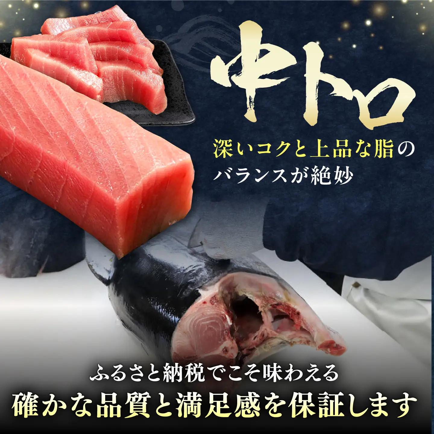 【1週間以内発送】対馬産 本マグロ 中トロ 500g [WAH018] 中とろ まぐろ スピード発送 最速発送 最短発送