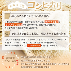 【令和６年産新米】食味85点を獲得！有機肥料で育てたコシヒカリ 10kg（5kg×2）減農薬　YR-02-2024