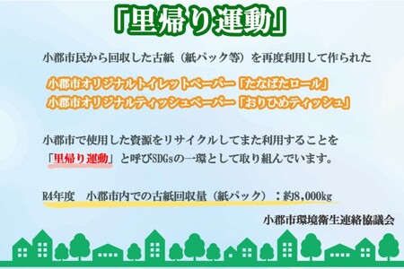 トイレットペーパー 48ロール シングル 150m たなばたロール リサイクル推進宣言都市 日用品 生活雑貨 消耗品 トイレ ペーパー トイレペーパー リサイクル SDGs 福岡 福岡県 小郡市